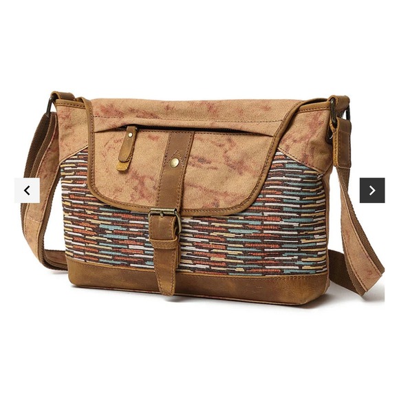 Mens Canvas Rustic Side Bag Messenger Bag Camera Courier Bag Shoulder Bag - Picture 2 of 5